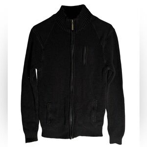 Cedar Wood State Men’s Ribbed Zip-Up Sweater - Size M